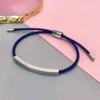 Silver Curved Plate+Blue string