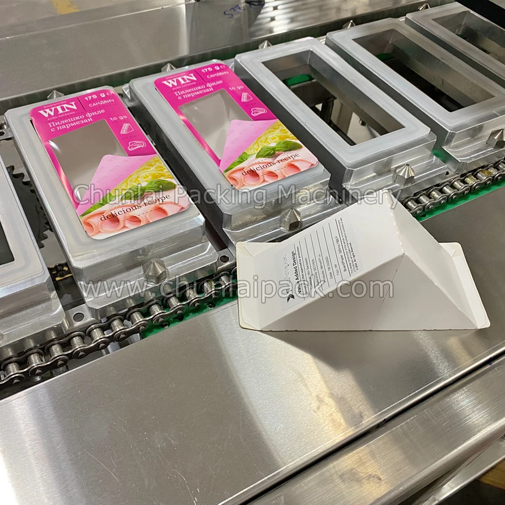 Automatic Kraft Paper Box Heat Sealing Machine Wedge Sandwich Packing Sealers