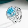 open size Navy blue ring