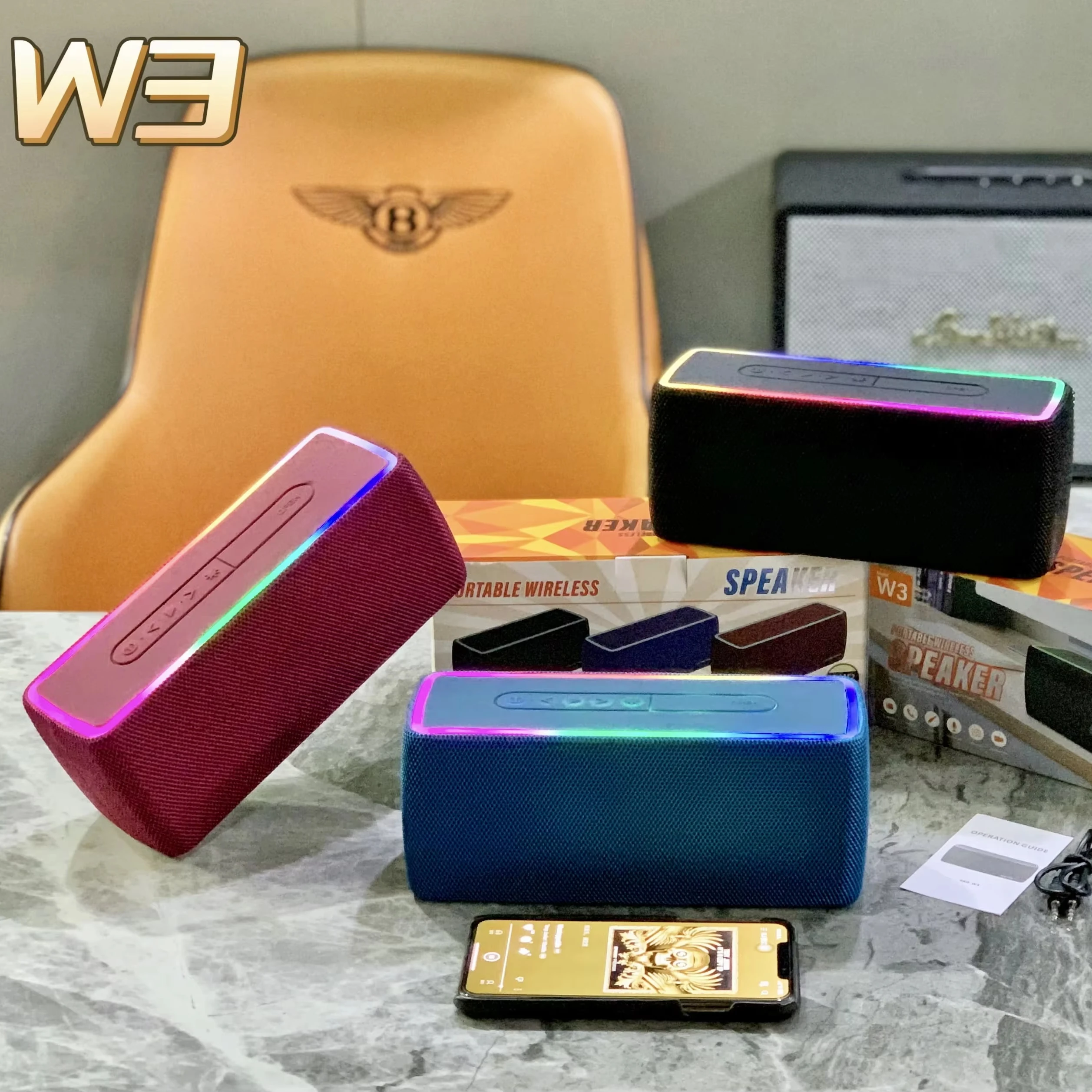 EMC Certificate Dab Audio Set Wireless Speaker for Sale Factory Portable Speaker Wholesale LED Good Boss Speaker