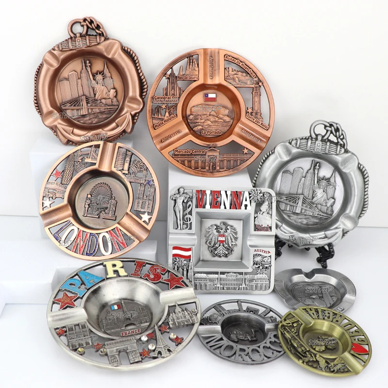 Wholesale Custom Design Logo Ash Tray Smokeless Round Pocket Glass Cigar Ashtray Buy Glass