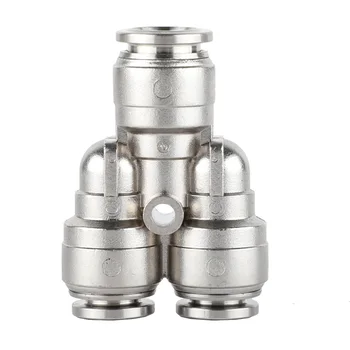 Customized SSPY Series Pneumatic Parts Stainless Steel SMC Type SUS 304 316L A4 A2 Air Fitting