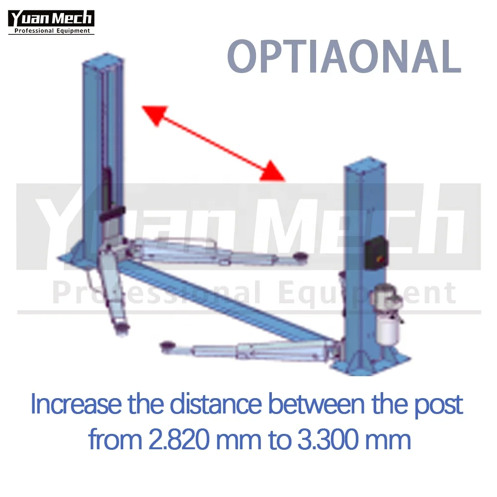 Italy Technology and Patent Car Wash Lifter Jack  Lift Hydraulic 2 Post Lift for Car Used