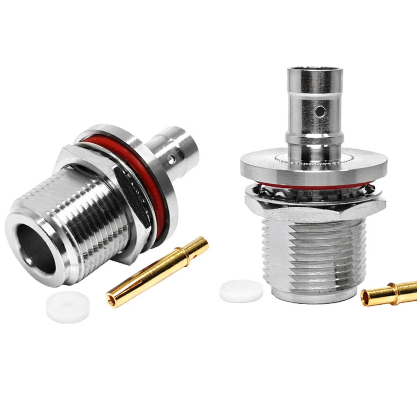 Factory Supply 50 Ohm N Type Female Hembra Femmina Jack Crimp Connectors for Cable RG401 250 RF Connectors in Stock