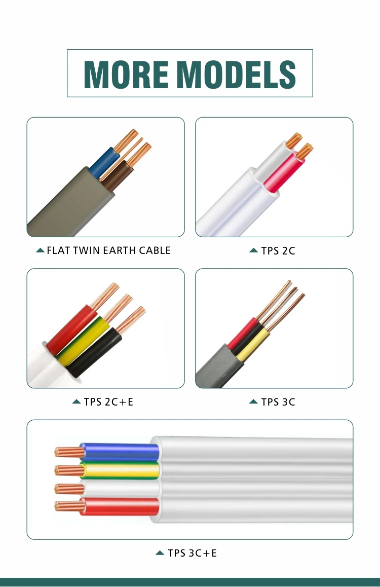 Saa As Nzs5000 Solid Or Flexible Pvc Insulated 1 5mm 2 5mm Twin And