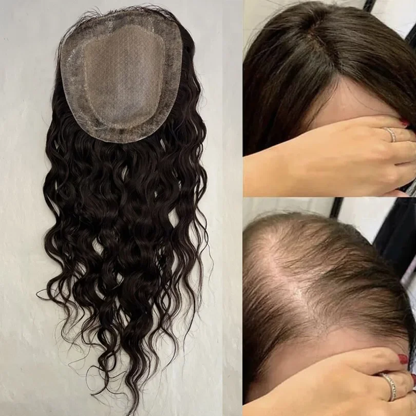 Complément capillaire femme silk base loose wave européen brun_voghion.com