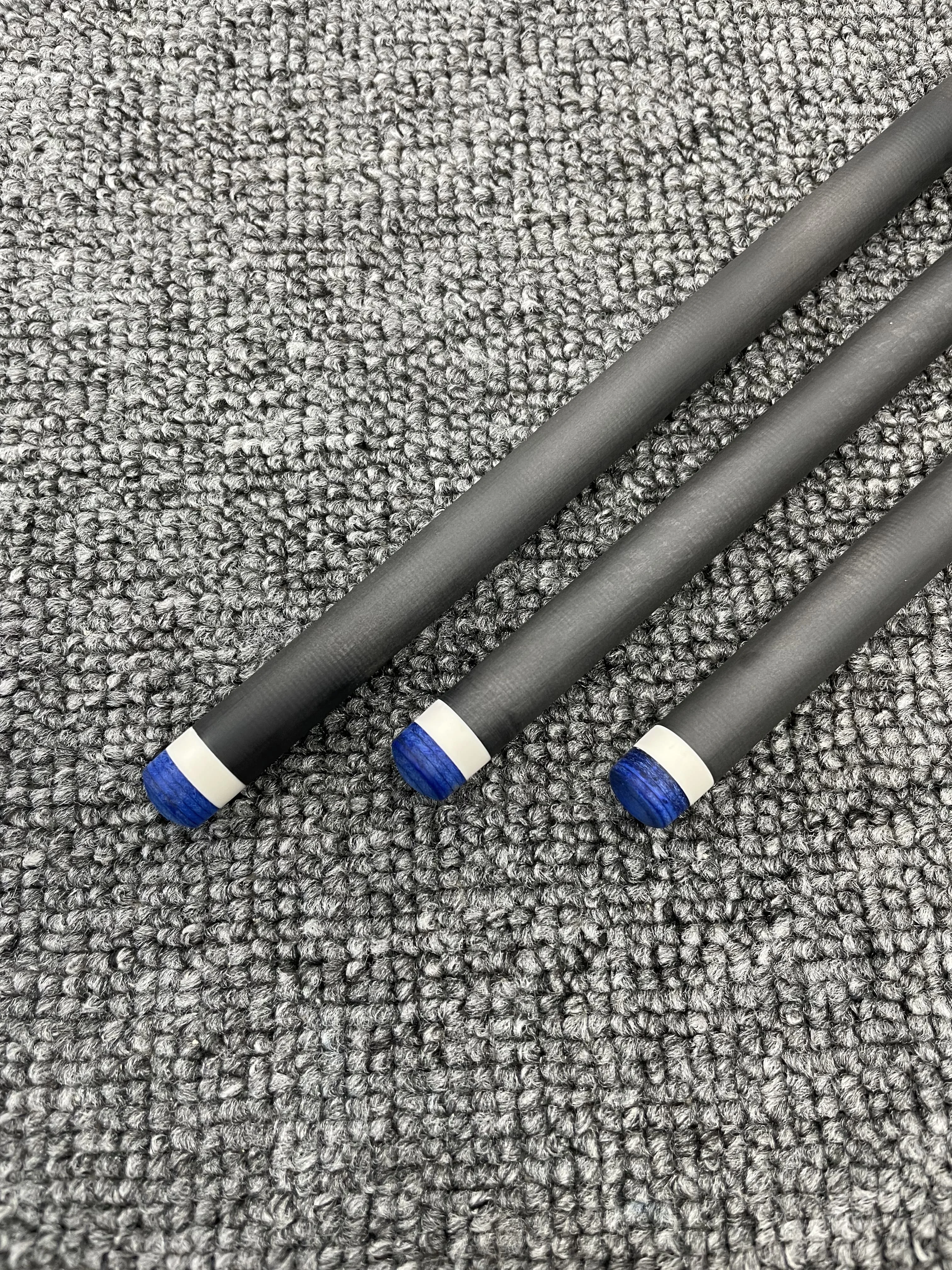 Leadsuper P14 High Quality Steel Joint Carbon Fiber Shaft Anti-slip Rubber Wrap 12.5mm Tip 58" Billiard Pool Cue Stick