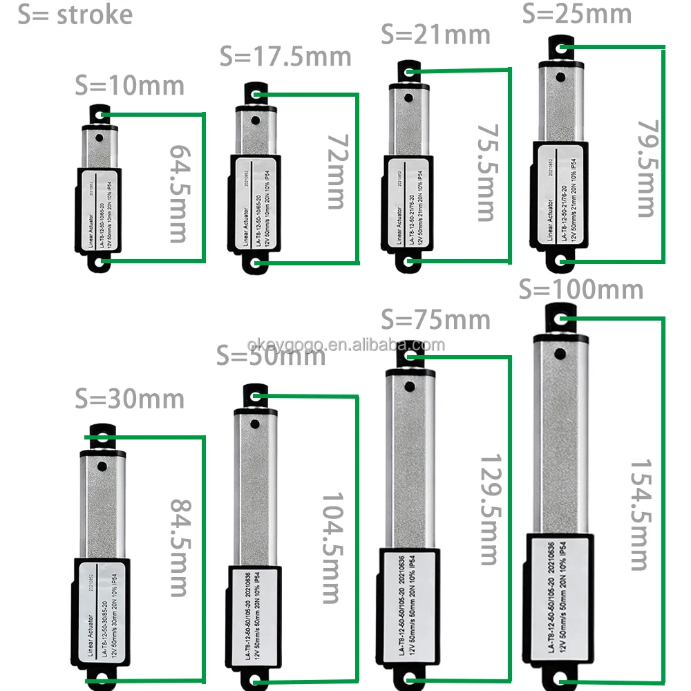 Small Telescoping Electric Linear Actuator 5v Linear Suction Tubular Actuator Micro Solenoid Linear Actuator High Speed