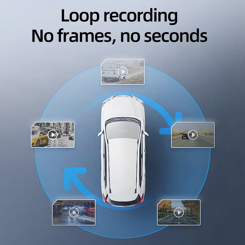 New Arrival 10.26" Dash Cam Front and Rear 4k Dual Lens CarPlay HD Car DVR GPS Black Box for Automobile Recording