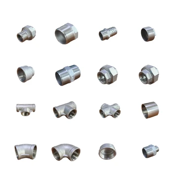 High quality 304/316 Stainless Steel Seamless Plumbing Pipe  fittings water gas fitting hardware fittings