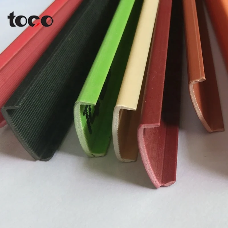 TOCO Factory U-Shaped PVC Profile Edge Molding Trim Plastic Banding Protection