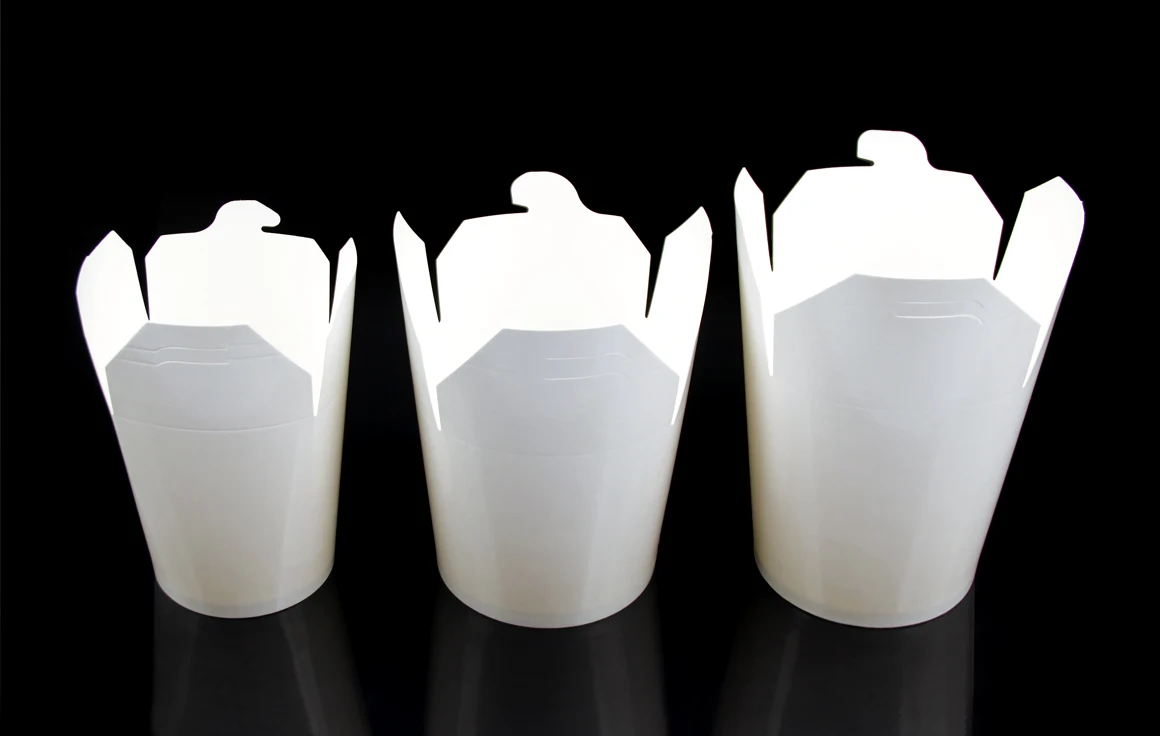 Hot Sale Custom Printed Oil Resistant Kraft Paper Round Noodles Food Pail for Takeaway Packaging factory