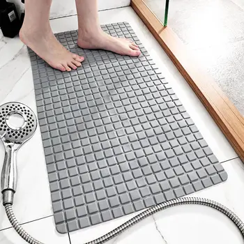 Wholesale Minimalist TPE bathtub bathroom anti slip mat bathroom shower suction cup floor mat toilet foot mat