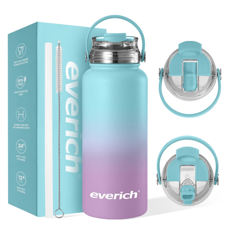 a thermos water bottle Thermos Tritan Water Bottle with Covered Spout, 32oz, TEAL