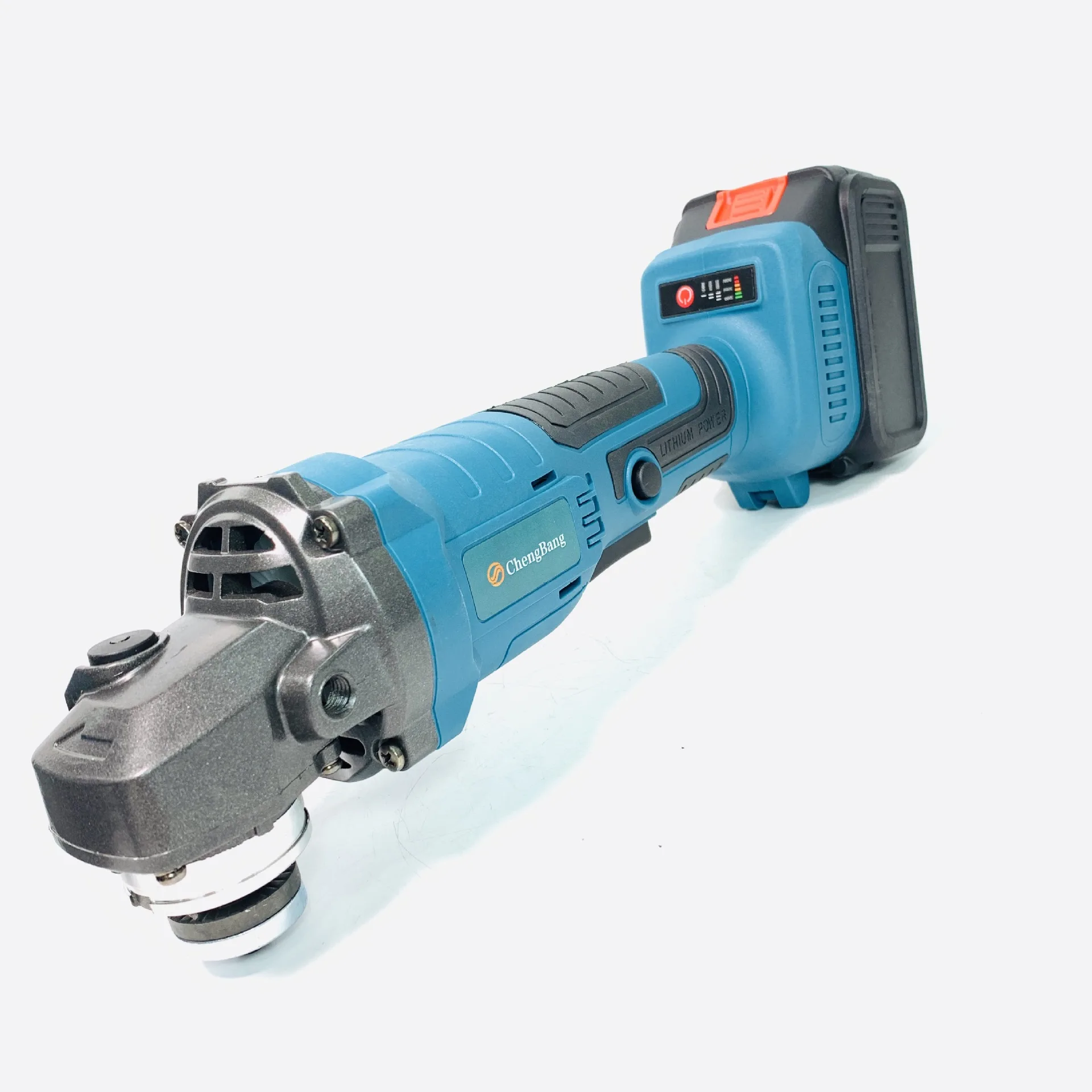 Set of 2pcs 20V Power Tools Kit Rechargeable Lithium Brushless Electric Angle Grinder C01 Cordless Wrench Combination Tool Set