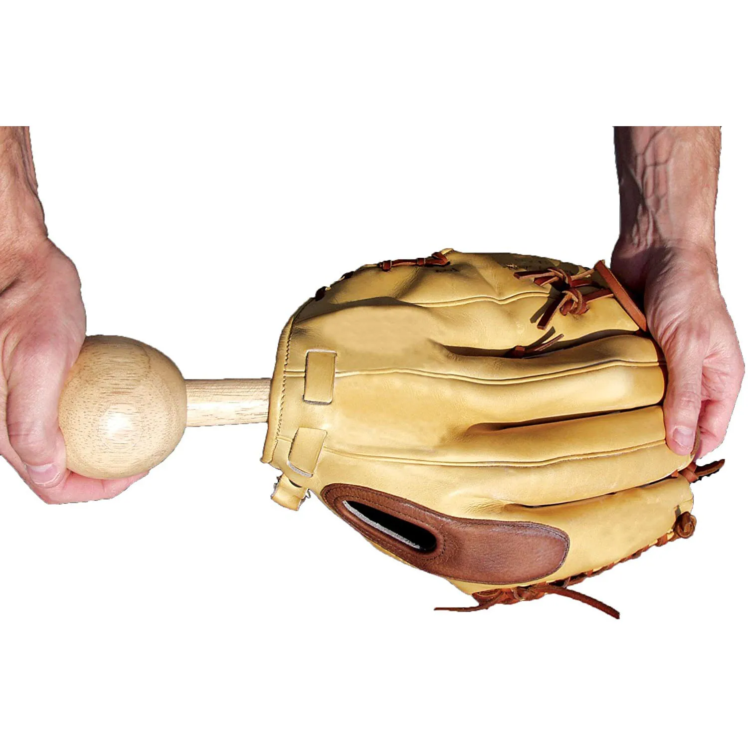 Solid wood Mallet for baseball glove Break-in and Shaping