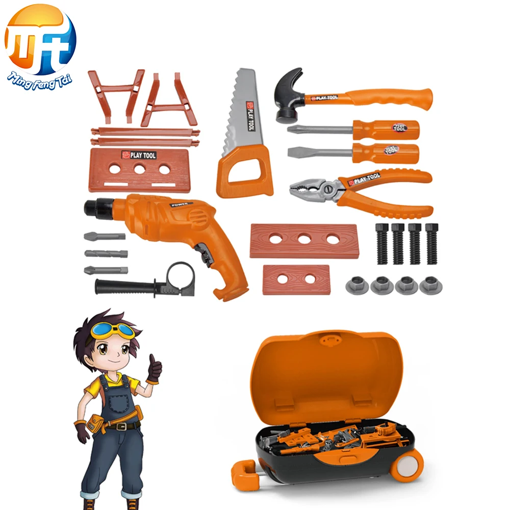 Оптовая продажа детский ящик для инструментов игрушка дома и улицы комплект ролевых игр