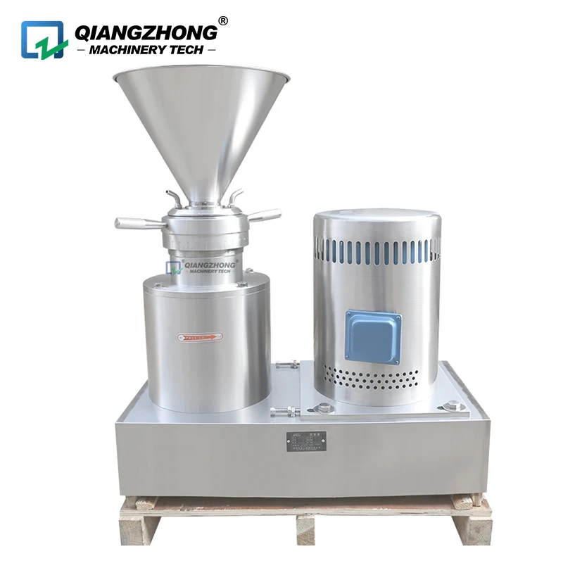 Industrial Small Grinding Colloid Mill Almond Nuts Paste Peanut Butter Making Machine