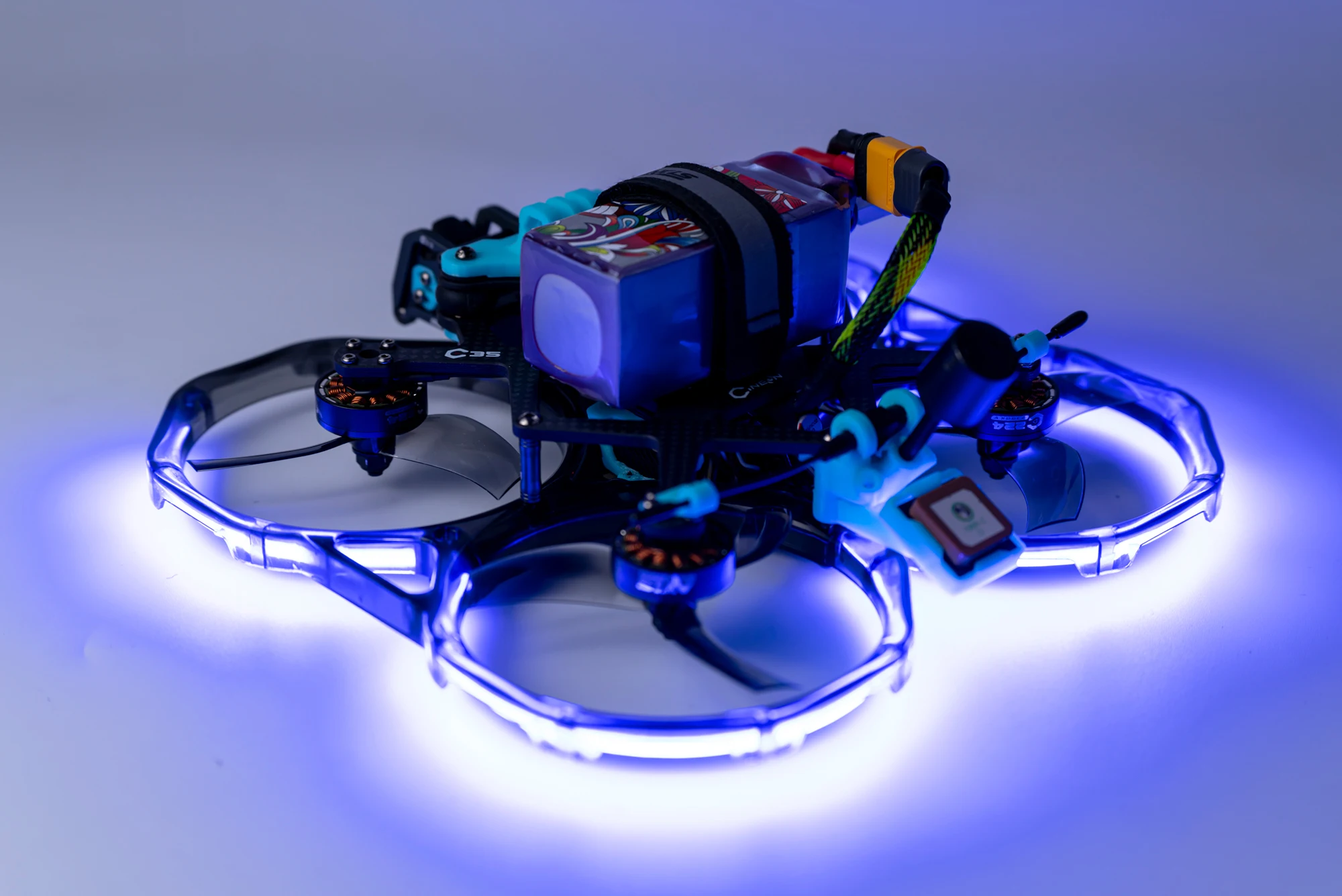 Axisflying 2025 Custom for DJI Camera FPV Drone Remote Control Plane-Shaped Drone with LED Lights and Brushless Motor
