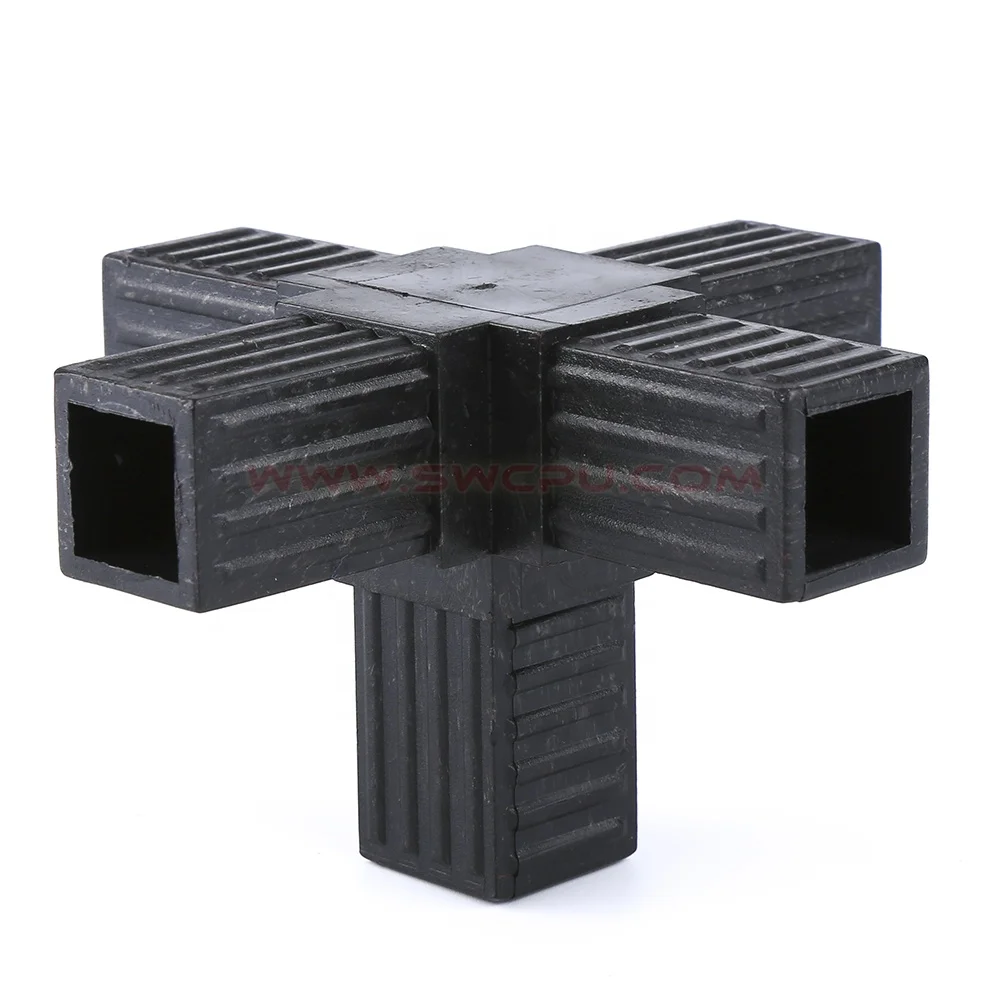 Pipe Connected Plastic Connector Molded square Tube Bushings