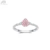 Oro blanco y rosa de 18 quilates