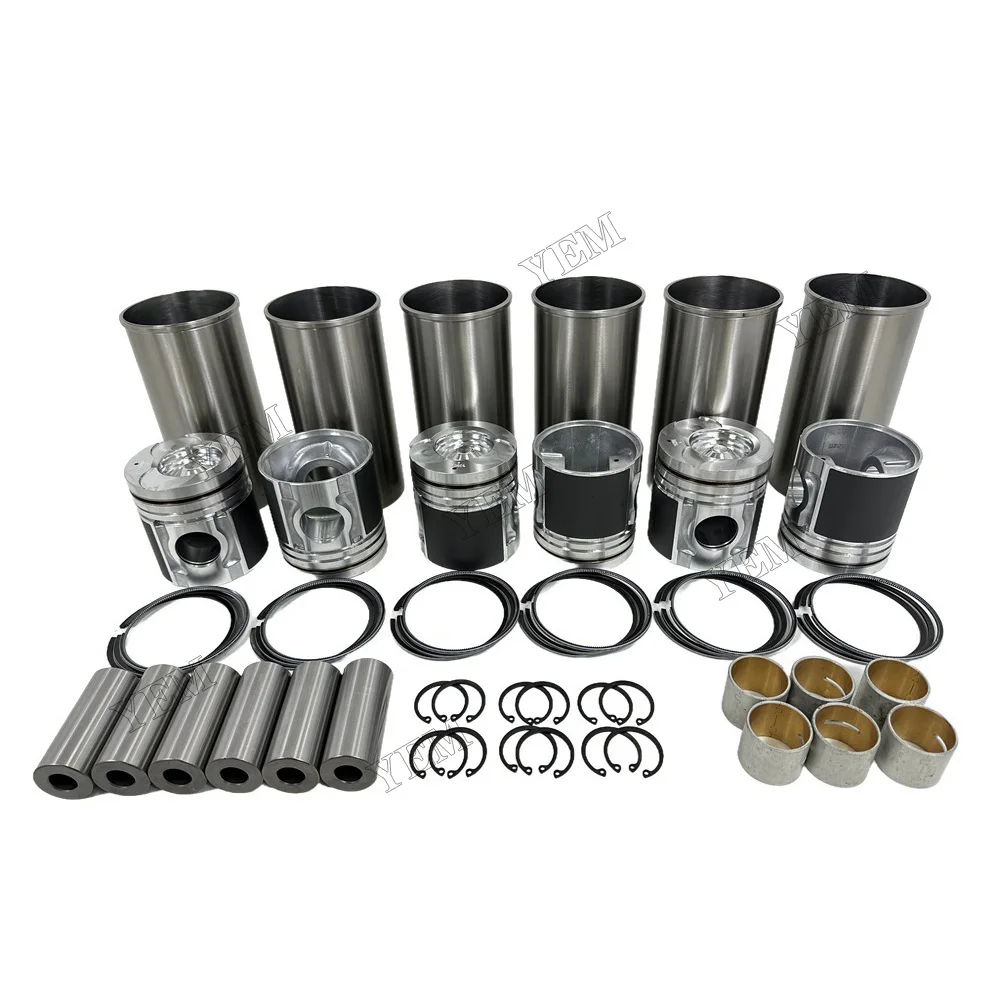 Cylinder Liner Kit Compatible for Doosan / for Develon DE08 Engine Parts Manufacturer 5