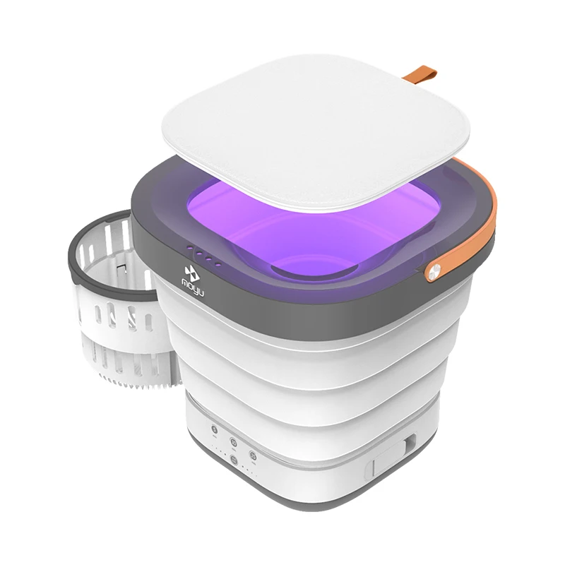 Moyu Mini Portable Washing Machine Xpb08f2 2 In 1 Portable Foldable