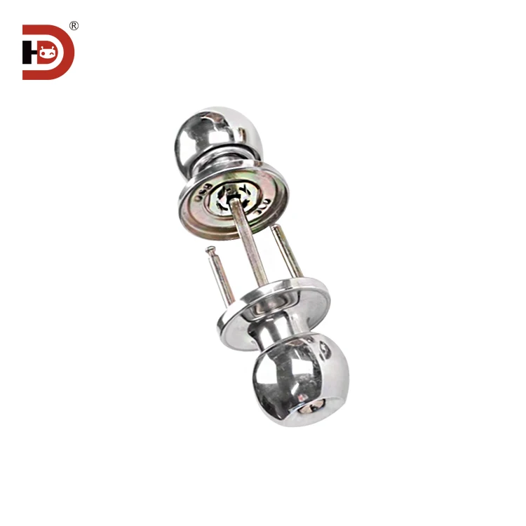 Urification Aluminum Profile Accessories 50 Door Frame Three bar Spherical Lock Pure Copper Core Stainless Steel Door Lock details