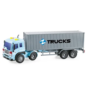 1/16 Inertial Container Trailer With Lights And Music , Wholesale Toy Cars For Children Hot Selling Toys Vehicles Toys Factory