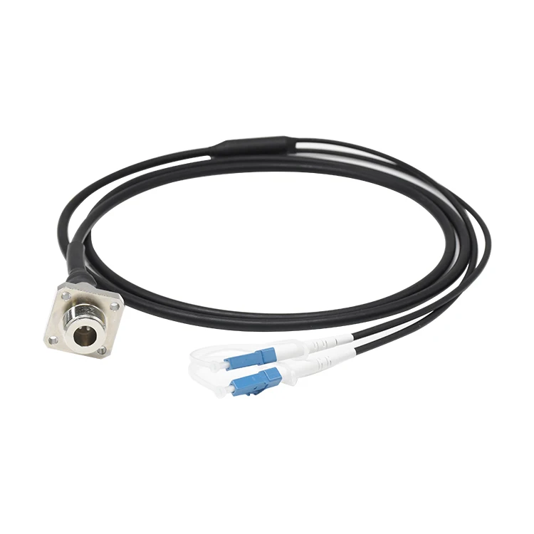 ODC-2 LC Fiber Patch Cord FTTA Outdoor Waterproof Circular Cable Plug Socket Assembly DIN Type Fiber Cable Connector Power