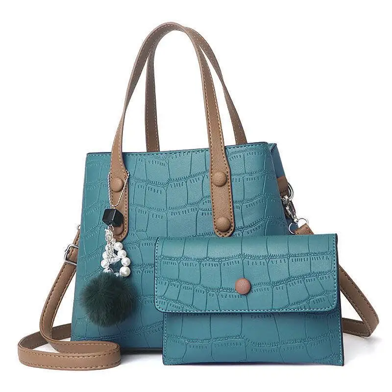 Temperament fashion handbags Woman's casual bag PU leather 3 colors 