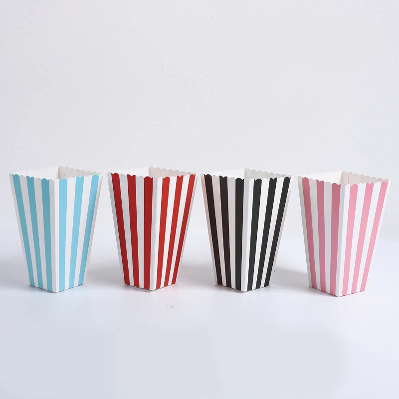 Factory Wholesale Mini Popcorn Boxes Custom Printed logo Food Grade Party Popcorn Paper Box