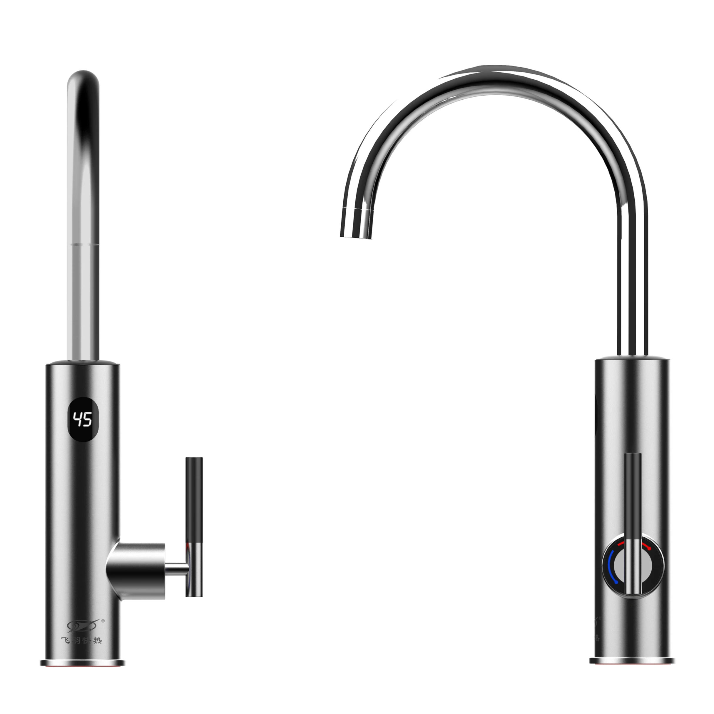 Rotatable Instant Electric Hot Water Taps Smart Faucet With Laser Set
