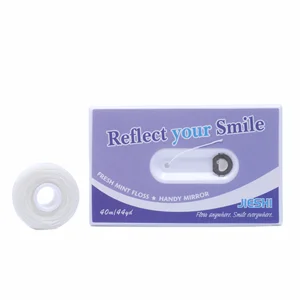 Daily Care Free Sample Travel Use Card Shape Dental Picks with Mirror CE FDA BSCI ISO High Toughness Oral Clean Flosser