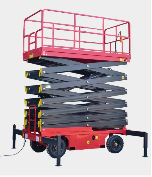 500KG 1000KG 4-12M Electric Hydraulic Mobile Platform New Currents Mobile Scissor Man Lift Electric Lifting Scaffold Lift