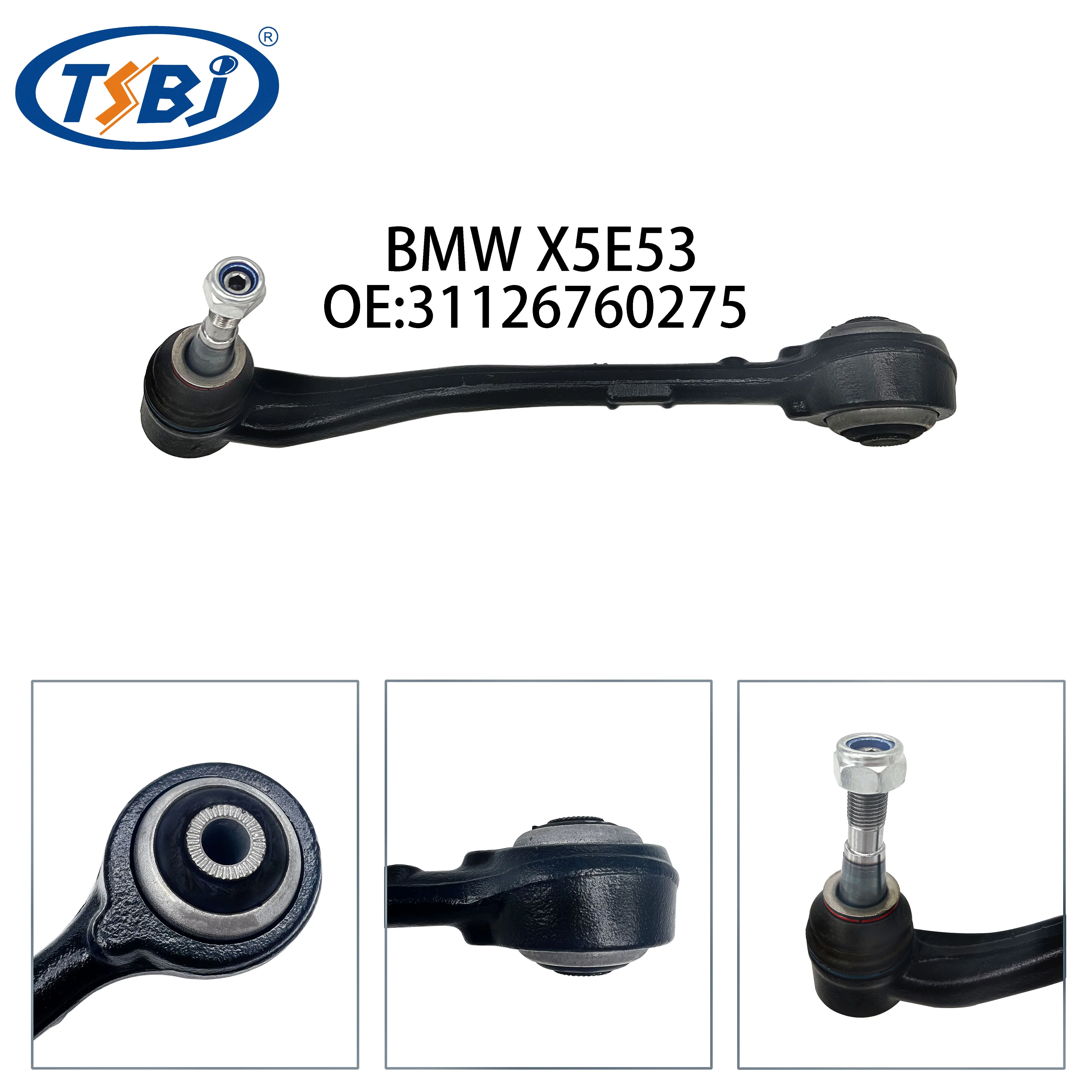 Hot sale high quality wholesale manufacturer front lower control arm for BMW X5 E53 OE 31126760275 31121096315 31126760276 supplier