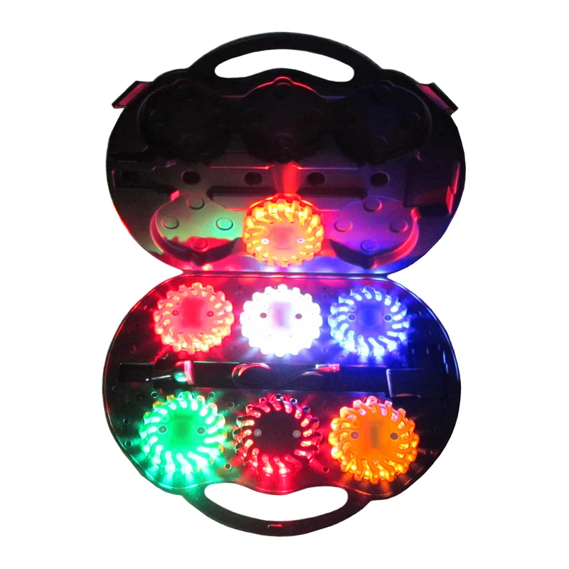 6 Pack Rechargeable Led Road Flares
