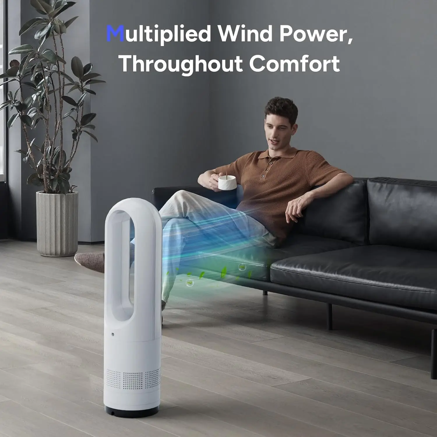 Tower Fan, 25 W, ABS - detail 6