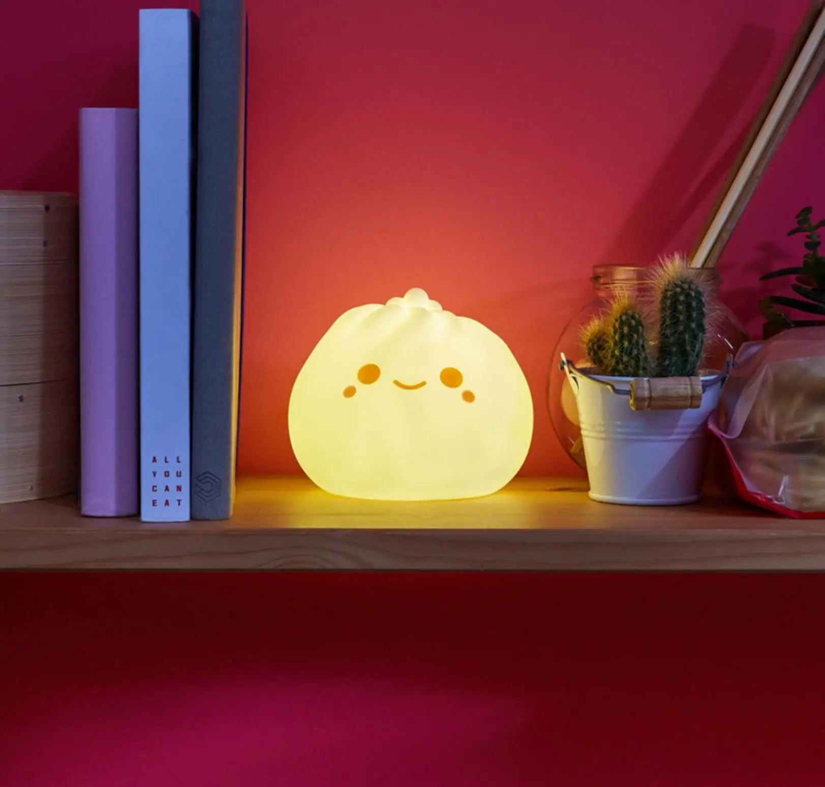 Cute Baby Silicone Night Light For Bedroom Kawaii Nightlight For