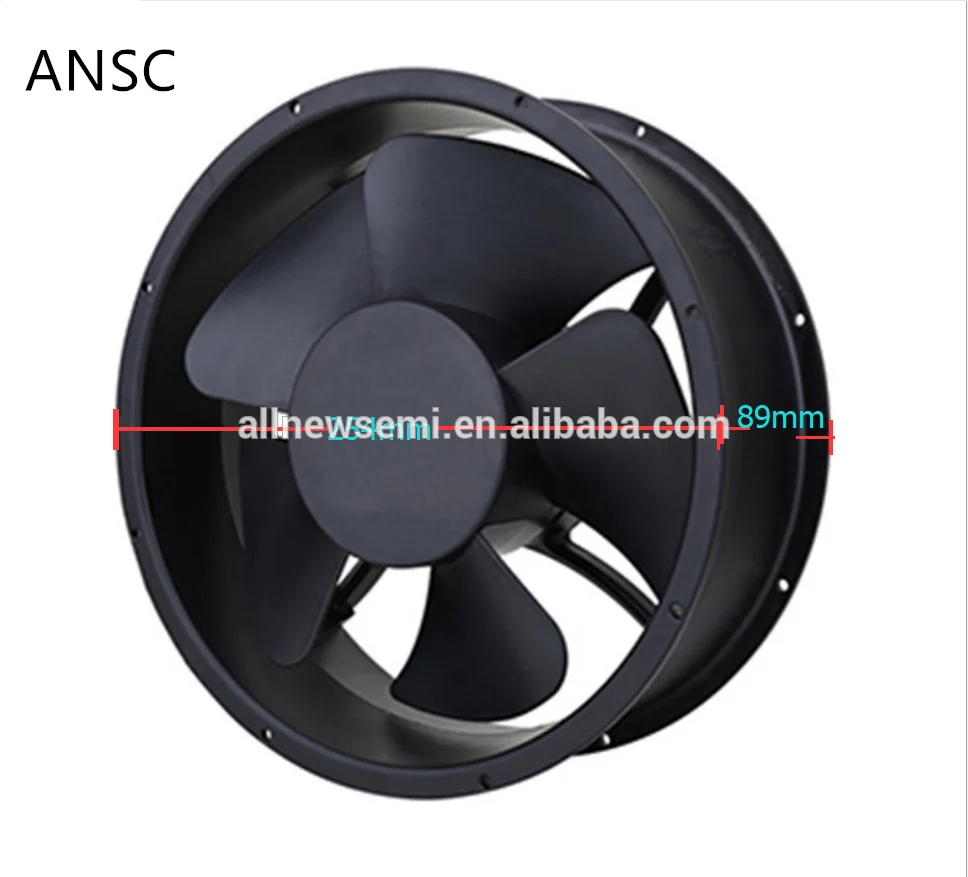 Durable/Large air volume /High speed/Mute/Long life/High quality Metal AQ5D25489 25cm  254*254*89 DC Brushless Axial flow Fan