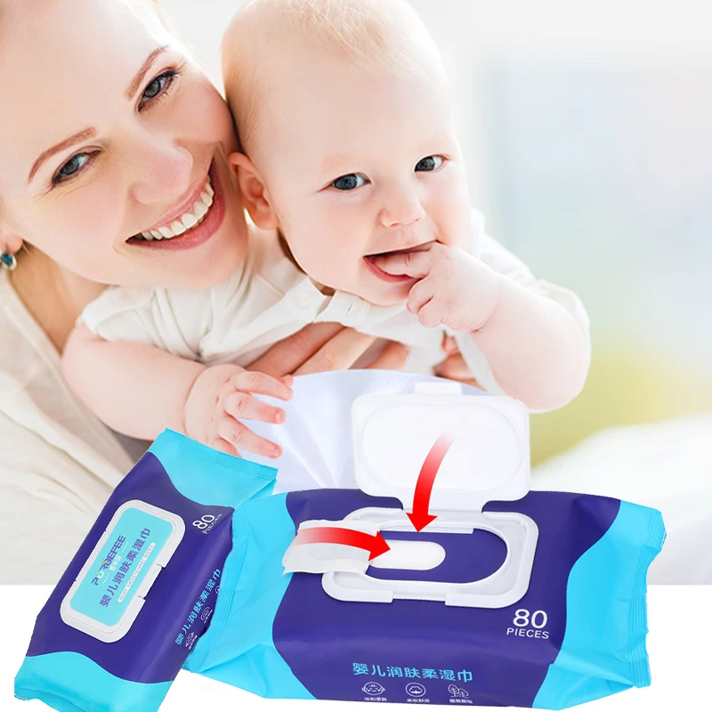 80pcs biodegradable eco-friendly sensitive skin baby wipes - buy