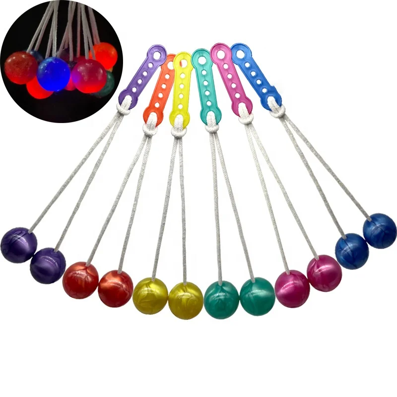 2023 Wholesale Plastic Noise Maker Click Clack Balls Clacker Balls Fidget Toys DIY children s round ball touch toys