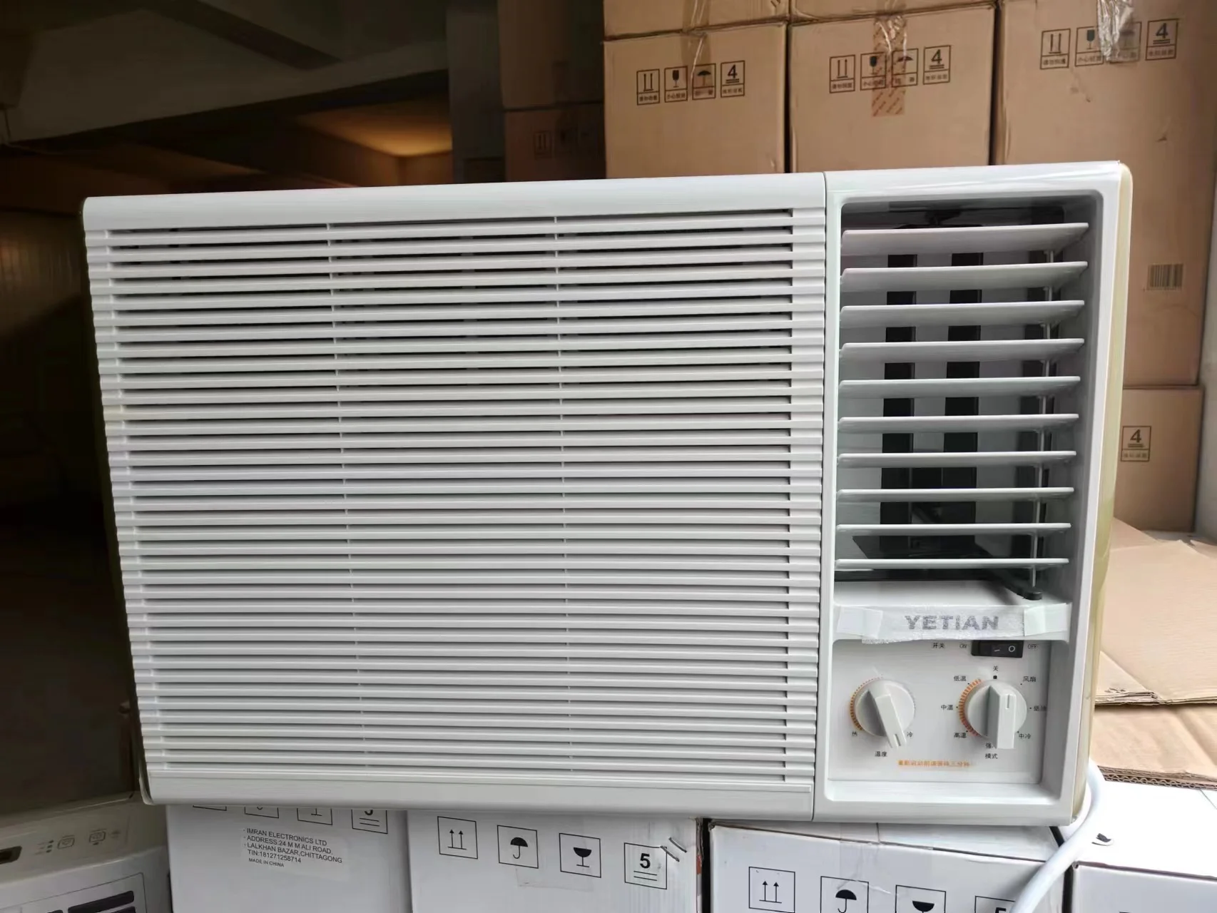 T3 R410A Heat and Cool 220V 50Hz 18000Btu Window Type Air Conditioner