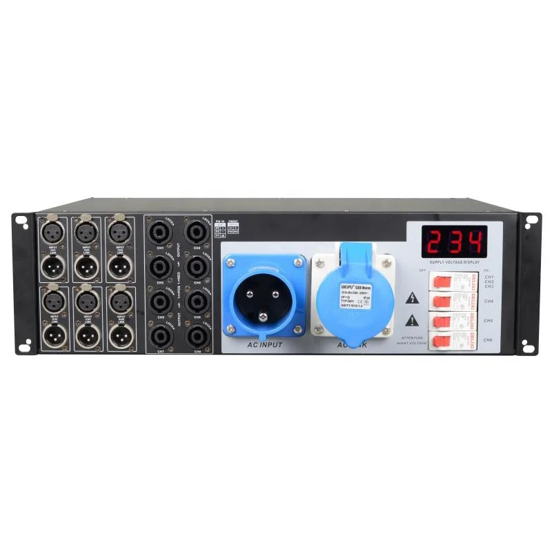 Line Array Power Supply Equipment Power Distribution Box for Stage Event Festival Entertainment Audio Sound System Power Control