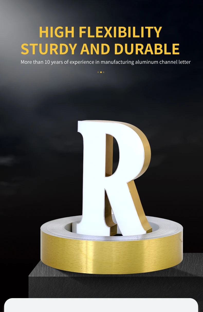 Multiple Channel Letter Coil Aluminum Sign Trim 1050/1060 Color Coated