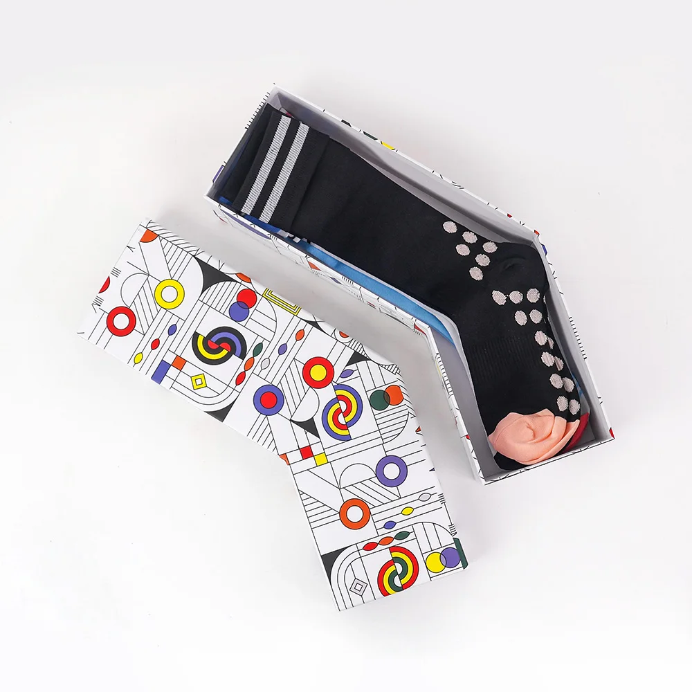 Factory Custom Shape Solid Printing Lid and Base Cardboard Packing Gift Box for Socks with Your Own Logo