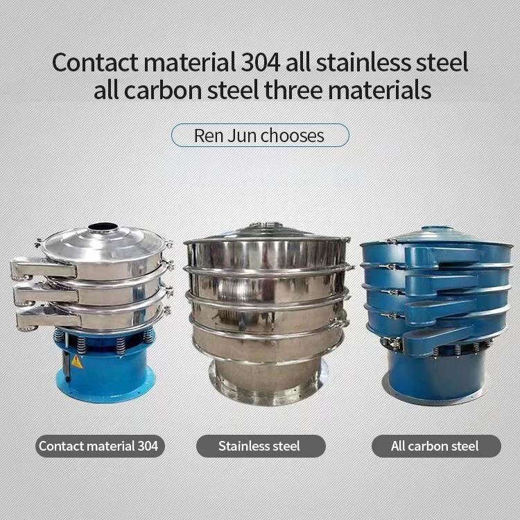 Various Vibrating Sieve Machine for Paper Pulp Linear Vibrating Screen Sieve Tumbler Vibrating Screen