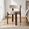 Noyer massif beige coton-lin-à monter soi-même