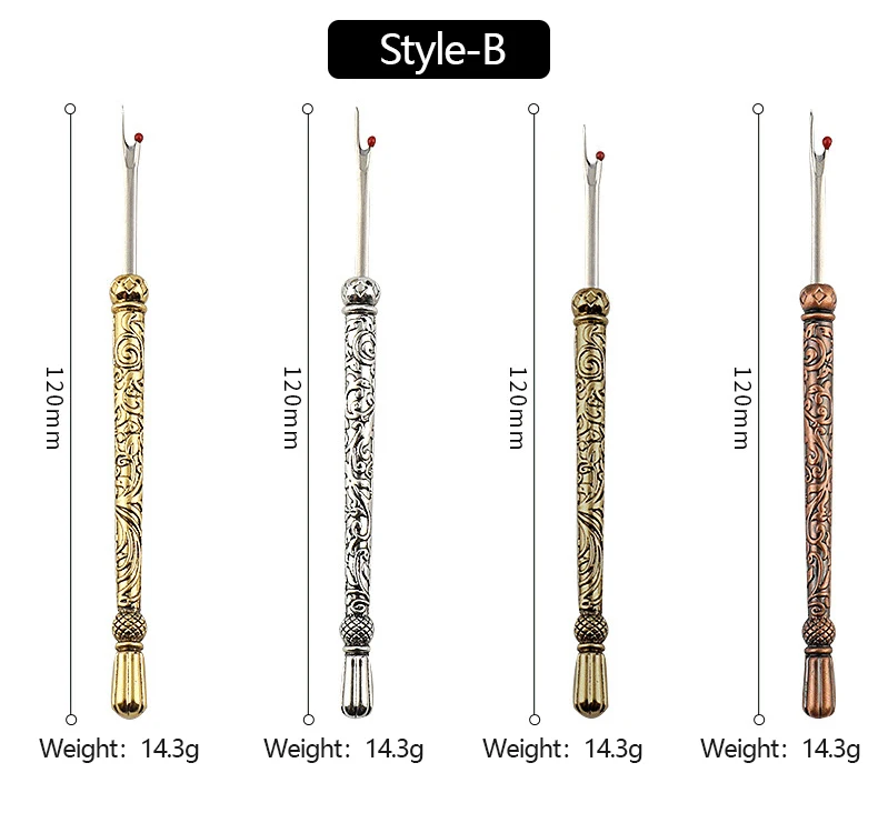 Retro Seam Ripper Metal Rippers Sewing Stitch Thread Unpicker Seam
