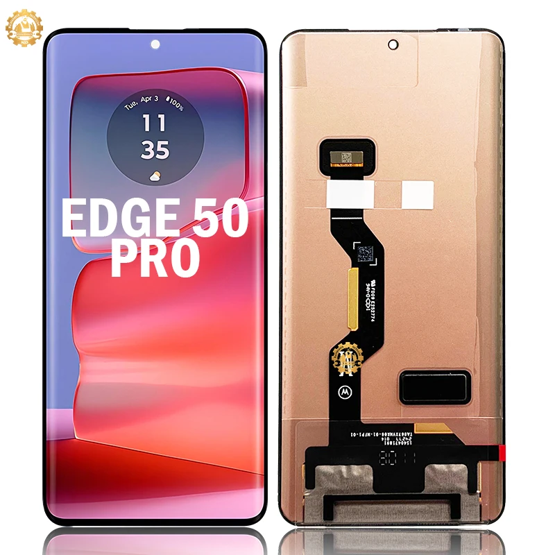 Original Ecran LCD et Vitre Tactile Complet Noir pour Motorola Edge 50 Pro (ReLife) - Pièces détachées pour téléphonie mobile - Achat & prix